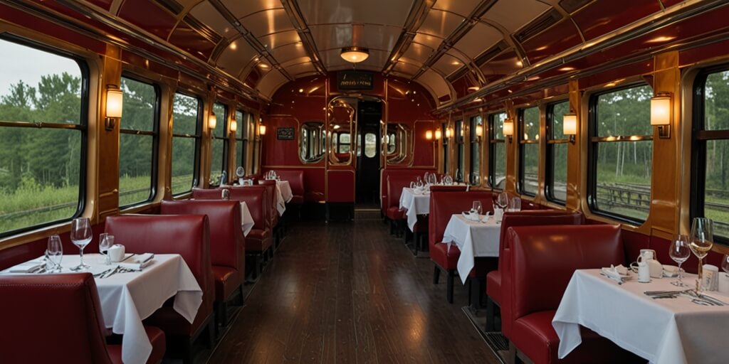 Elegant dish served on RoyalVista train